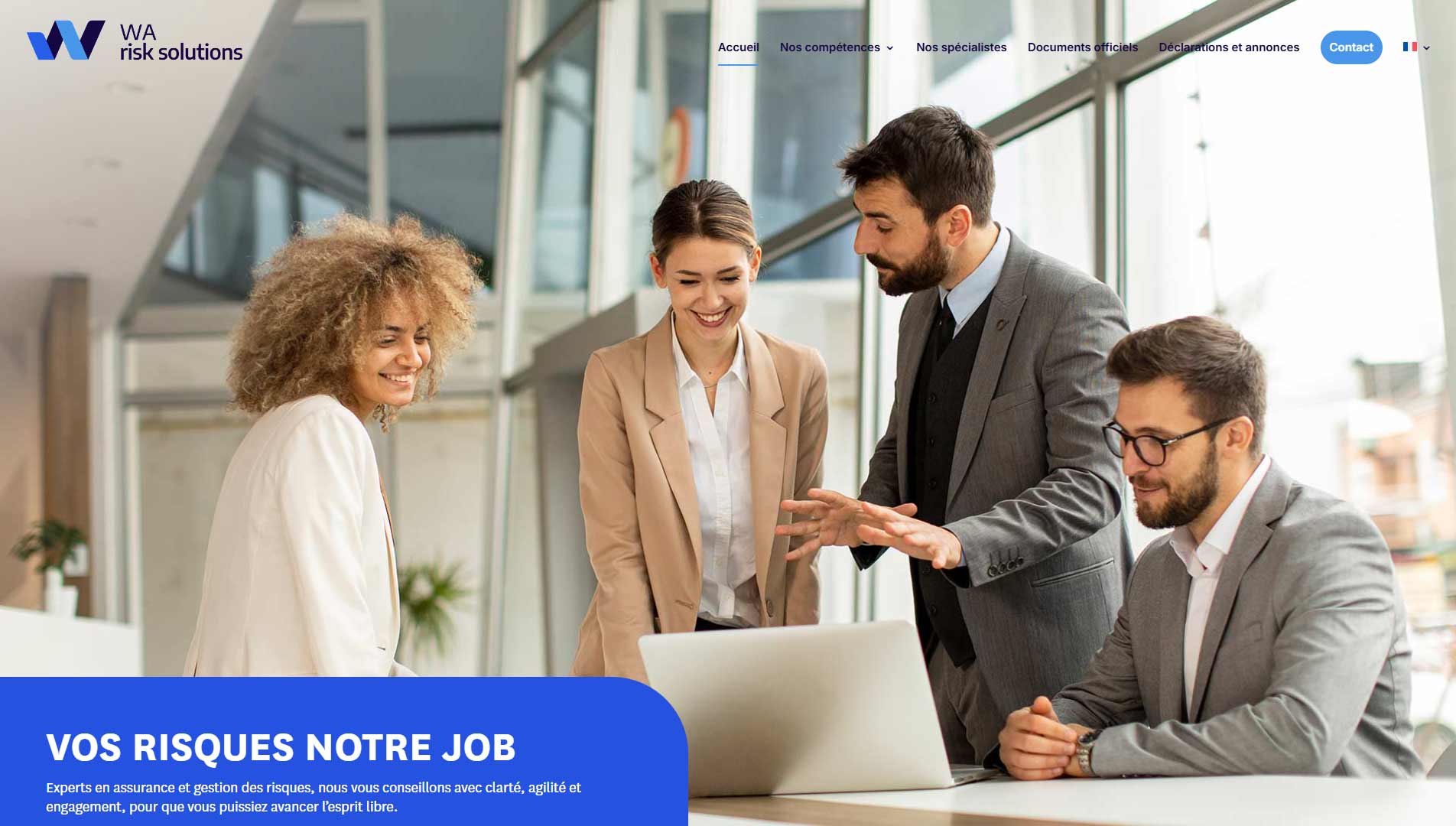 Homepage WA Risk Solutions SA