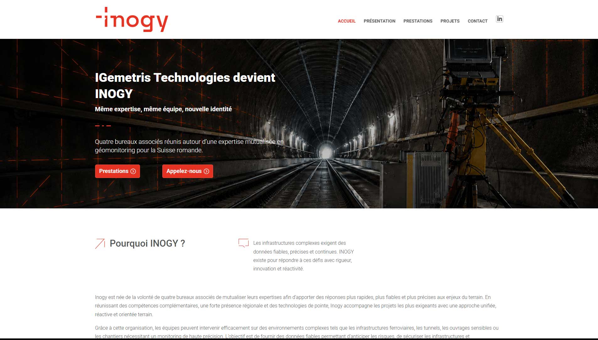 Homepage Inogy