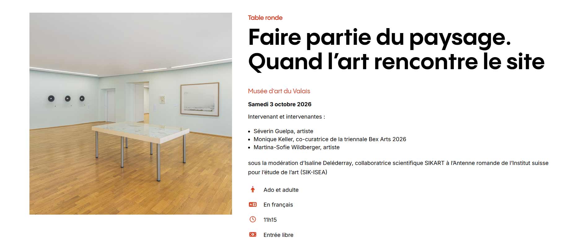 Agenda Musées cantonaux du Valais